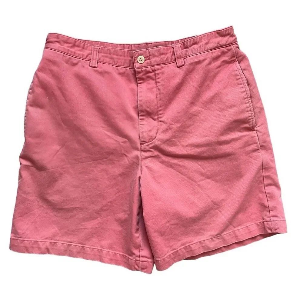 Mens Vineyard Vines Cool Coral 7.5” Chino Casual Shorts - Sz 32